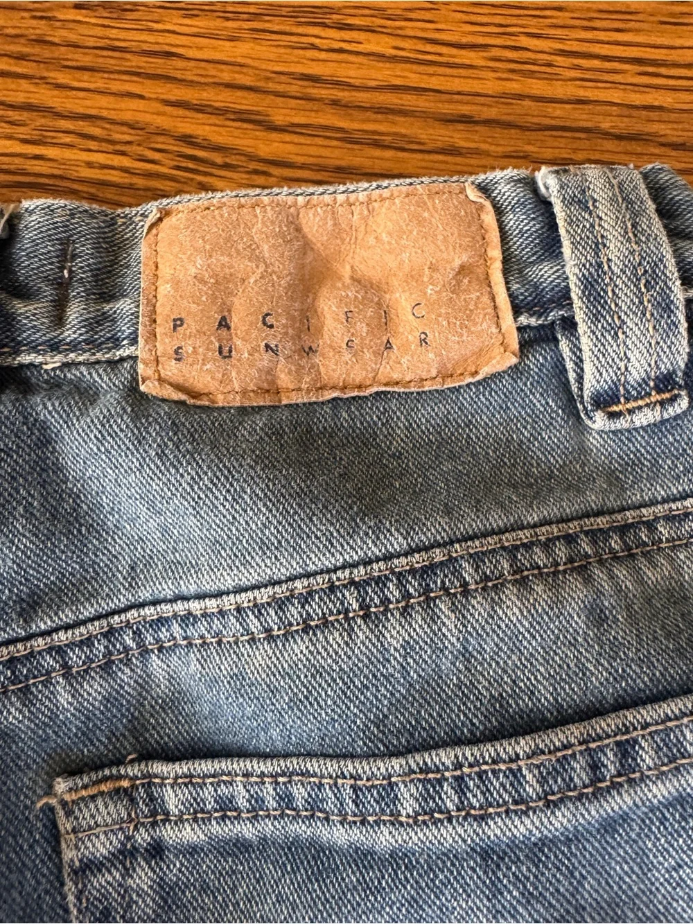 PacSun Women’s Sloane Ultra Baggy Size 22 Blue Denim - Picture 6 of 7